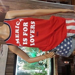 Victoria's Secret Pink Tank Top 4th of July🇺🇸🇺🇸🎆